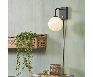 IT´S ABOUT ROMI IT'S ABOUT ROMI Carrara wall lamp black/marble