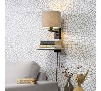 IT´S ABOUT ROMI IT'S ABOUT ROMI Florence, 1-bulb dark linen lampshade