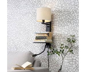 IT´S ABOUT ROMI IT'S ABOUT ROMI Florence reading lamp, 2-bulb, light linen