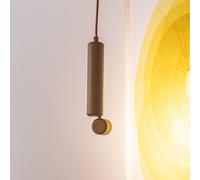 IT´S ABOUT ROMI IT'S ABOUT ROMI Milan LED hanging light, brown, Ø 6 cm, metal