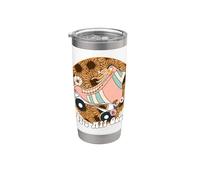 It’s All Good Roller Skate Sunflower Retro Graphic Stainless Steel Insulated Tumbler