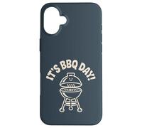 It’s BBQ Day Grilling Barbecue Outdoor Cooking Food Grill Case for iPhone 16 Plus