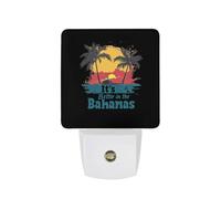 It S Better in The Bahamas Funny LED Night Lights Plug Into Wall Smart Lighting for Hallways Kitchen Bedroom