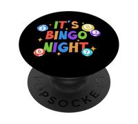 It’s Bingo Night Bingo Player Colorful Bingo PopSockets Adhesive PopGrip