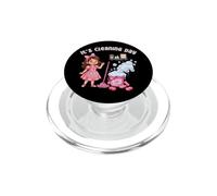 It’s Cleaning Day Pink Aesthetic Mop Bucket Bow Feminine PopSockets PopGrip for MagSafe