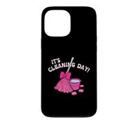 It’s Cleaning Day Pink Mop Bucket Bow Feminine Aesthetic Case for iPhone 13 Pro Max