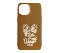 It’s Comic Reading Day Manga Cartoon Book Graphic Novel Case for iPhone 15