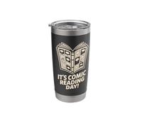 It’s Comic Reading Day Manga Cartoon Book Graphic Novel Stainless Steel Insulated Tumbler