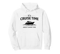 It’s Cruise Time About Damn Time Funny Vacation Humor Quote Pullover Hoodie