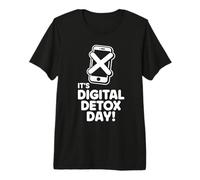 It’s Digital Detox Day Wellness Balance Unplug Screen Free Premium T-Shirt