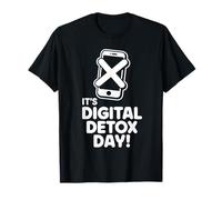 It’s Digital Detox Day Wellness Balance Unplug Screen Free T-Shirt