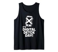 It’s Digital Detox Day Wellness Balance Unplug Screen Free Tank Top
