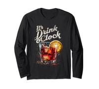 It’s Drink O’Clock Funny Drinking Time Beer & Cocktail Party Long Sleeve T-Shirt