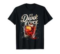 It’s Drink O’Clock Funny Drinking Time Beer & Cocktail Party T-Shirt