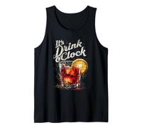 It’s Drink O’Clock Funny Drinking Time Beer & Cocktail Party Tank Top