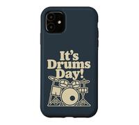 It’s Drums Day Music Percussion Band Rhythm Beats Drummer Case for iPhone 11