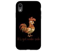 It’s Got Wabi Sabi Funny Rooster Wabi Sabi Case for iPhone XR