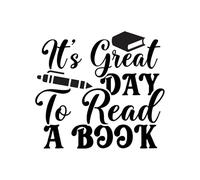 It s Great Day To Read A Book 01 Poster A3 - Inspirational Motivational Wall Art daily Life Quote encouraging famous short phrases inspiring words spiritual hope messages success sayings strength wor