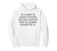 It’s Hard to Think Outside the Box When My Face Is Always Pullover Hoodie