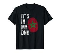 It´s in My DNA Morocco Flag Moroccan Fingerprint Graphic Value Graphic T-Shirt