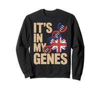 It’s In My Genes British Roots UK United Kingdom Flag Sweatshirt