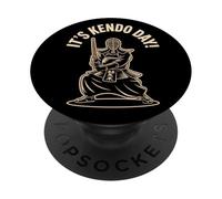It’s Kendo Day Martial Arts Sword Training Bogu Armo Shinai PopSockets Adhesive PopGrip