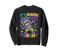 It’s Mardi Gras Bruh Raccoon Jester Costume Sweatshirt