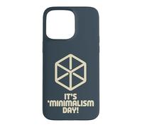 It’s Minimalism Day Simple Life Modern Declutter Minimalist Case for iPhone 15 Pro Max