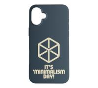 It’s Minimalism Day Simple Life Modern Declutter Minimalist Case for iPhone 16 Plus