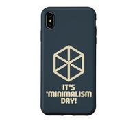 It’s Minimalism Day Simple Life Modern Declutter Minimalist Case for iPhone XS Max