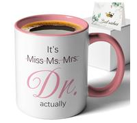 It s Miss Ms Mrs Dr Actually Funny Double | Ceramic Coffee Mug | 11 OZ