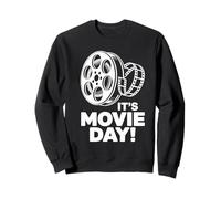 It’s Movie Day Cinema Buff Film Watching Popcorn Filmmaker Sweatshirt