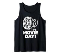 It’s Movie Day Cinema Buff Film Watching Popcorn Filmmaker Tank Top