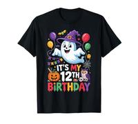 It’s My 12th Birthday Ghost Halloween Spooky October Fun T-Shirt