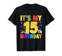 It’s My 15th Birthday Gifts for 15 Year Old Kids Boys & Girl T-Shirt
