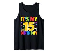 It’s My 15th Birthday Gifts for 15 Year Old Kids Boys & Girl Tank Top
