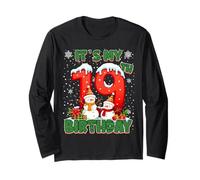 It’s My 19th Birthday Christmas Snowman 19 Year Old Xmas Long Sleeve T-Shirt
