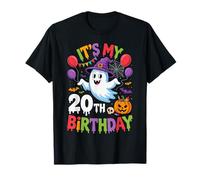 It’s My 20th Birthday Ghost Halloween Spooky Party Fun T-Shirt