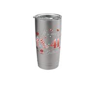 It’s My 41st Birthday Pink 41 Years Old Birthday Queen Party Stainless Steel Insulated Tumbler