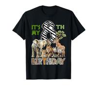It’s My 8th Birthday Boy Safari Jungle Theme 8 Years Old Zoo T-Shirt