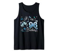 It’s My 96th Birthday Pink 96 Years Old Birthday Queen Party Tank Top