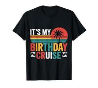 It’s My Birthday Cruise Island Getaway Beach Palm Tree Trip T-Shirt