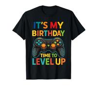 It’s My Birthday Time to Level Up Gamer Outfit for Kids Teen T-Shirt