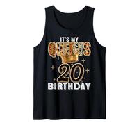 It’s My Queen’s 20th Birthday Leopard Crown 20 Years Old Tee Tank Top