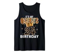 It’s My Queen’s 24th Birthday Leopard Crown 24 Years Old Tee Tank Top
