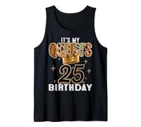 It’s My Queen’s 25th Birthday Leopard Crown 25 Years Old Tee Tank Top