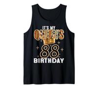 It’s My Queen’s 88th Birthday Leopard Crown 88 Years Old Tee Tank Top