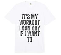 It’s My Workout I Can Cry Gym Weightlifter Bodybuilder Comfort Colors Adult Heavyweight T-Shirt