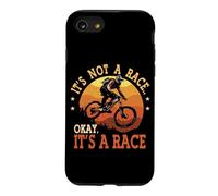 It’s Not a Race Okay It’s a Race Funny Bicycle Cyclist Case for iPhone SE (2020) / 7/8