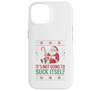 It’s Not Going To Suck Itself Funny Ugly Christmas Sweater Case for iPhone 14